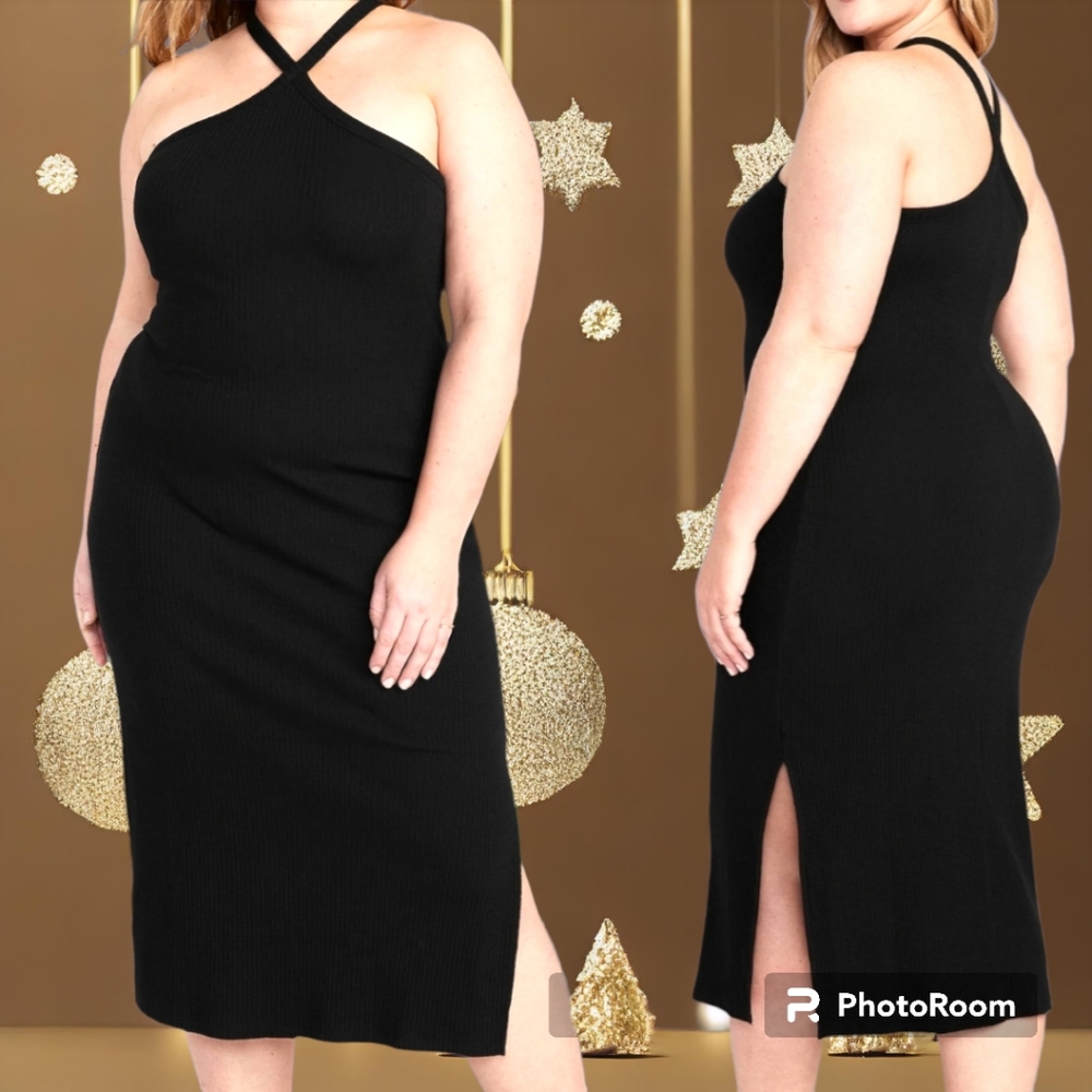 Attractive Halter Dress